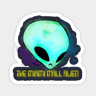 The Miami mall alien Sticker